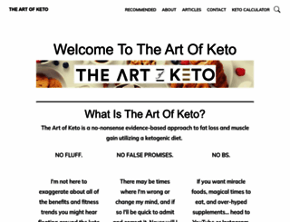 theartofketo.com screenshot