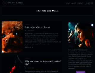 theartsandmusic.com screenshot