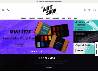 theartshopskipton.co.uk screenshot