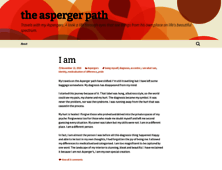 theaspergerpath.wordpress.com screenshot