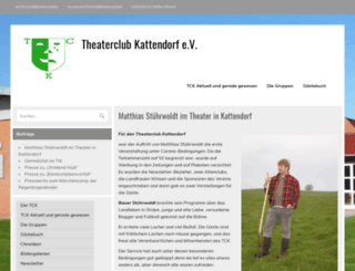 theaterclub-kattendorf.de screenshot