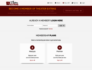 theaterextras.com screenshot
