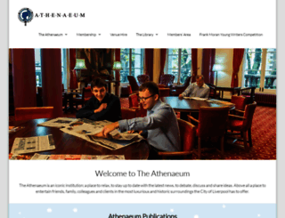 theathenaeum.org.uk screenshot