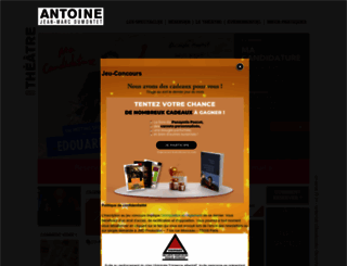 theatre-antoine.com screenshot