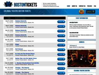 theatre-boston.com screenshot