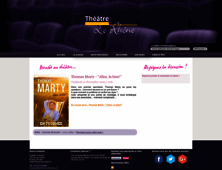 theatre-le-rhone.com screenshot