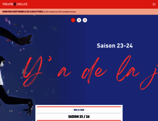 theatre.chelles.fr screenshot