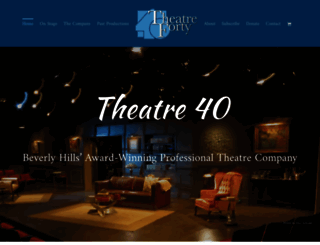 theatre40.org screenshot