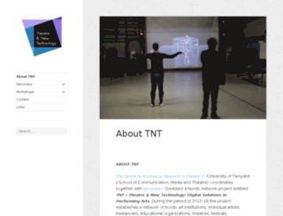 theatreandnewtechnology.com screenshot