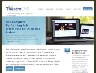 theatrecms.com screenshot