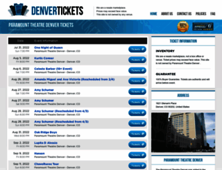 theatredenver.com screenshot