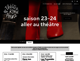 theatredurondpoint.fr screenshot