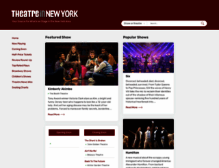theatreinnewyork.com screenshot