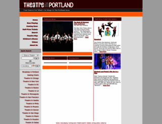 theatreinportland.com screenshot