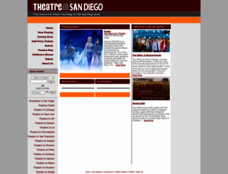 theatreinsandiego.com screenshot