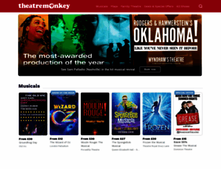 theatremonkey.entstix.com screenshot
