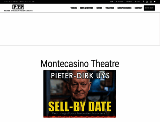 theatreonthebay.co.za screenshot