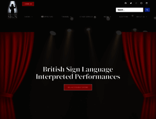 theatresign.com screenshot