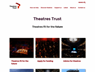 theatrestrust.org.uk screenshot