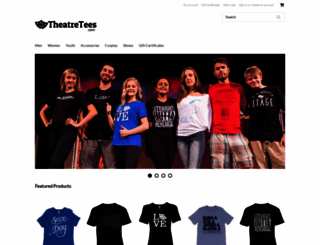 theatretees.com screenshot