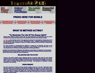 theatrgroup.com screenshot
