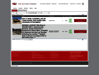 theauctioncompany.auctionserver.net screenshot