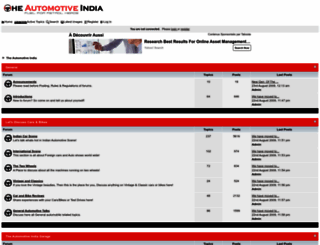 theautomotiveindia.forumotion.net screenshot