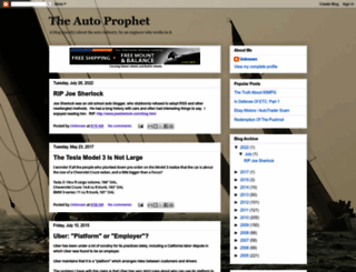theautoprophet.blogspot.com screenshot