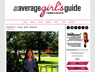theaveragegirlsguide.com screenshot