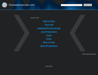 theawesomecoder.com screenshot