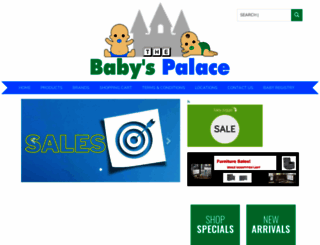 thebabyspalace.com screenshot