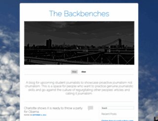 thebackbenches.wordpress.com screenshot