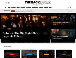 thebackroads.co.uk screenshot