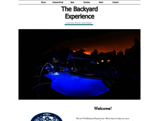thebackyardexperiencepools.com screenshot