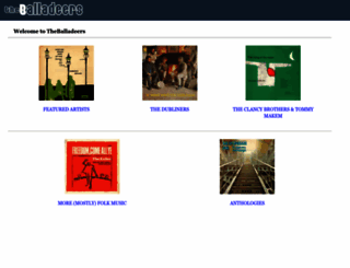 theballadeers.com screenshot