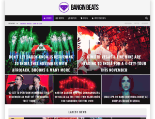 thebanginbeats.com screenshot
