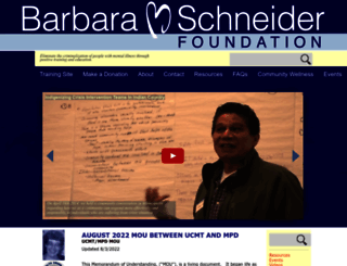 thebarbaraschneiderfoundation.org screenshot
