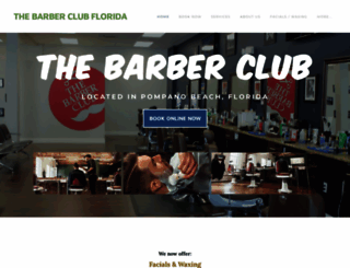 thebarberclubfl.com screenshot