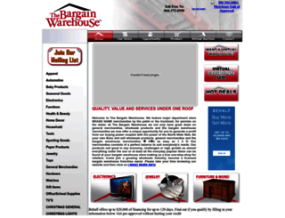 thebargainwarehouse.com screenshot