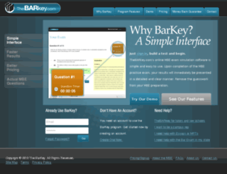 thebarkey.com screenshot