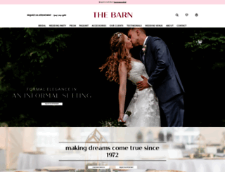thebarn-bridal.com screenshot