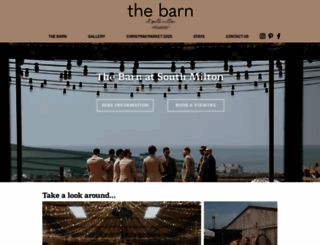 thebarnatsouthmilton.co.uk screenshot