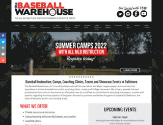 thebaseballwarehouse.com screenshot