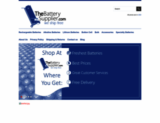 thebatterysupplier.com screenshot