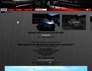 thebault-auto.com screenshot