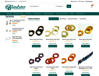 thebeadster.co.uk screenshot