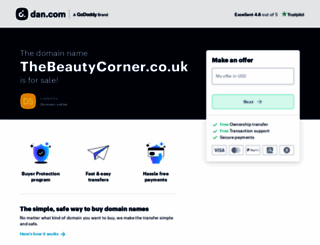 thebeautycorner.co.uk screenshot
