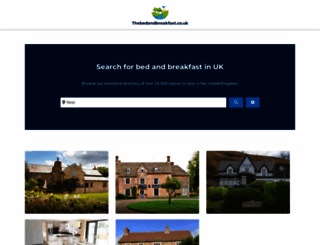 thebedandbreakfast.co.uk screenshot