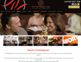 thebentleighclub.com.au screenshot