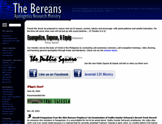thebereans.net screenshot